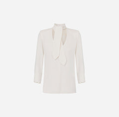 ELISABETTA FRANCHI CAMICIA BLUSA IN GEORGETTE