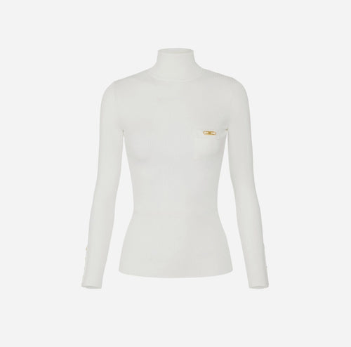 ELISABETTA FRANCHI DOLCEVITA A COSTINE CON TASCHINO