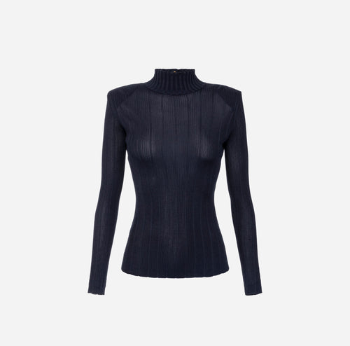 ELISABETTA FRANCHI DOLCEVITA A COSTINE IN FILATO