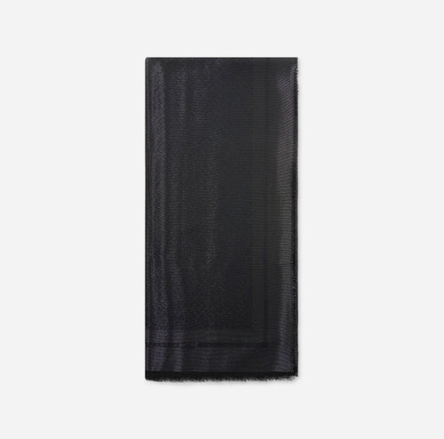 ELISABETTA FRANCHI  SCIARPA CON PATTERN LOGO