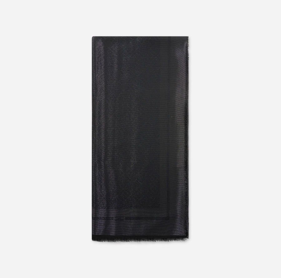ELISABETTA FRANCHI  SCIARPA CON PATTERN LOGO