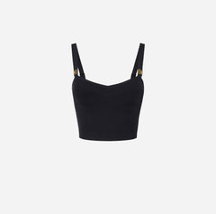 ELISABETTA FRANCHI TOP CROP IN MAGLIA
