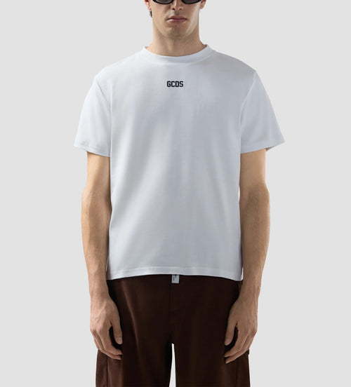 GCDS T-SHIRT REGULAR IN COTONE CON LOGO