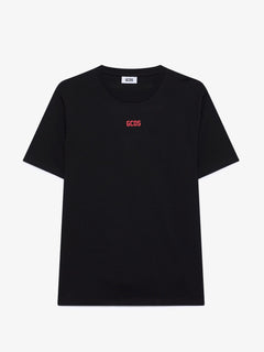 GCDS T-SHIRT REGULAR IN COTONE CON LOGO