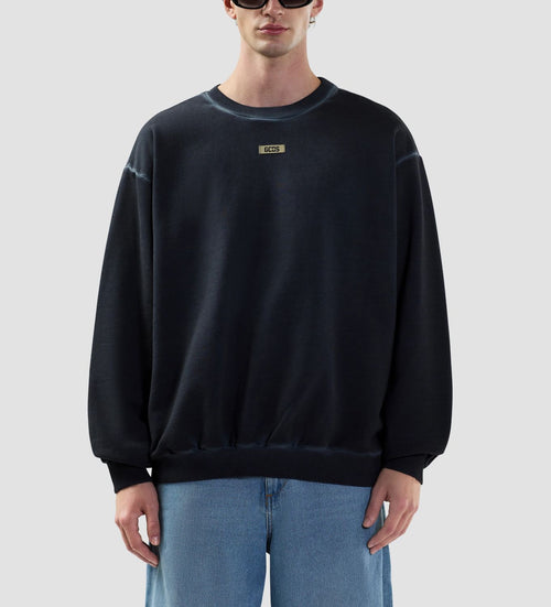 GCDS FELPA GIROCOLLO PATCH LOGO