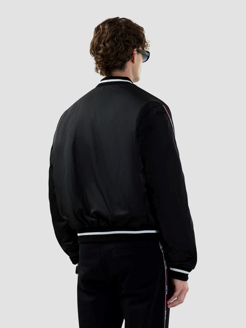 GCDS BOMBER IN NYLON LOGO TAPE