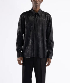 IìM BRIAN CAMICIA MANICA IN VISCOSA JACQUARD