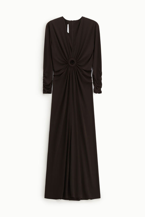 IMPERIAL ABITO LUNGO CON MANICHE LUNGHE E ANELLO CENTRALE