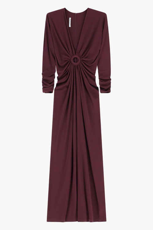 IMPERIAL ABITO LUNGO CON MANICHE LUNGHE E ANELLO CENTRALE