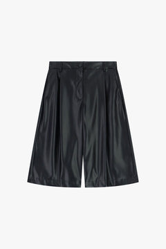 IMPERIAL BERMUDA IN SIMILPELLE CON PINCES