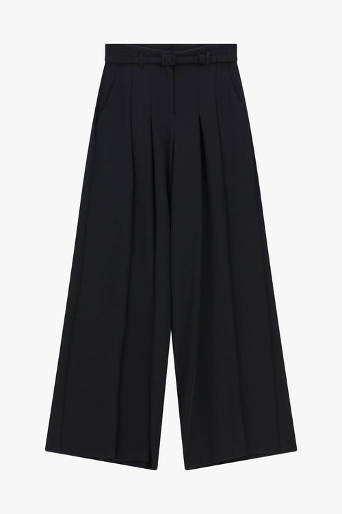 IMPERIAL PANTALONI PALAZZO A VITA ALTA CON PINCE