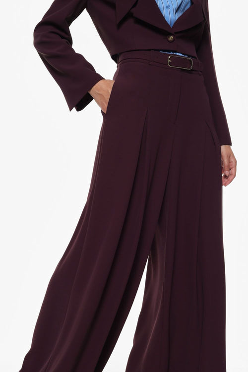 IMPERIAL PANTALONI AMPI A VITA ALTA