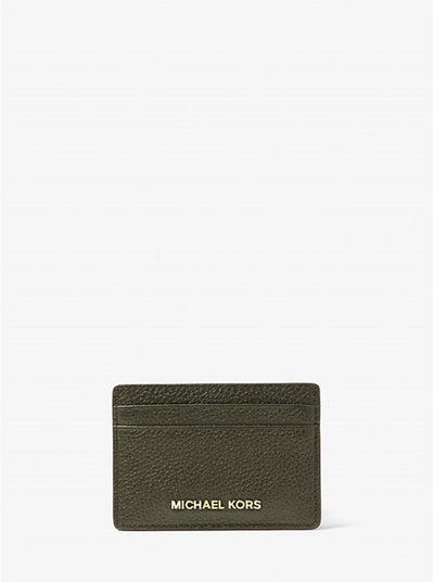 MICHAEL KORS PORTACARTE DI CREDITO IN PELLE MARTELLATA