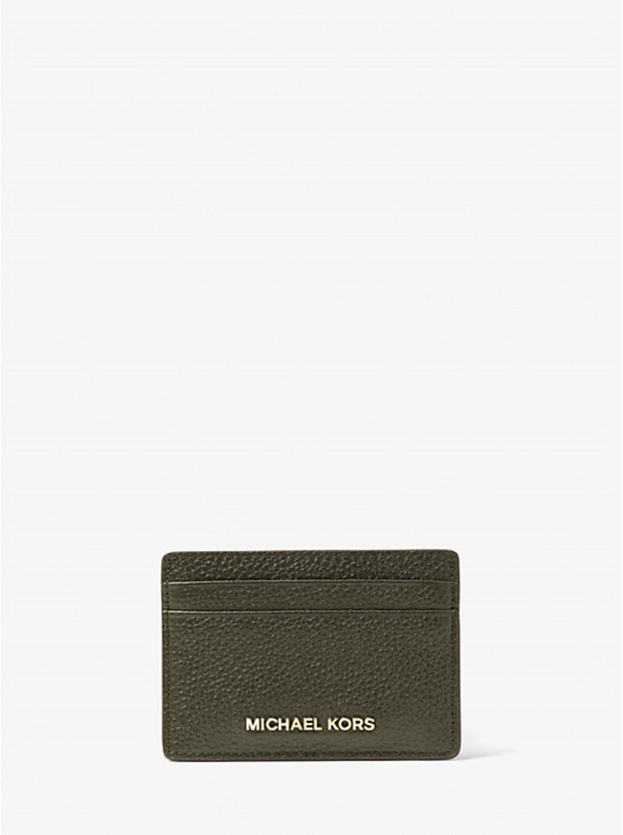 MICHAEL KORS PORTACARTE DI CREDITO IN PELLE MARTELLATA