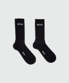 MSGM CALZINI CON GRAFICA JACQUARD