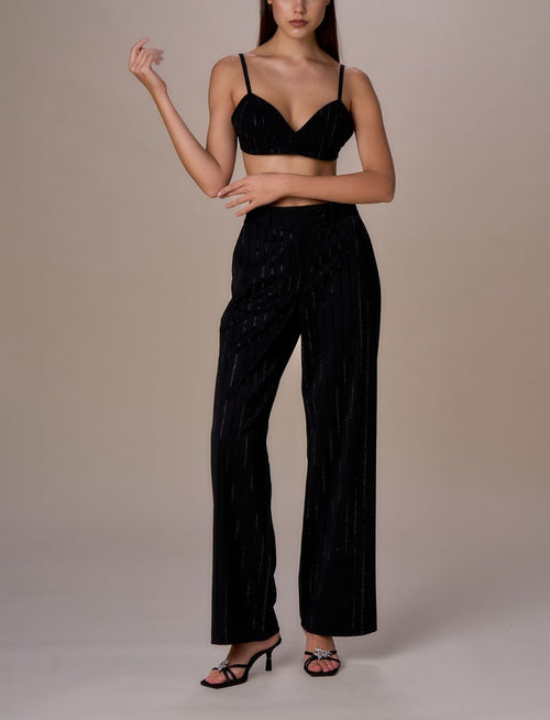 NO SECRETS TOP GESSATO DIAMANTI