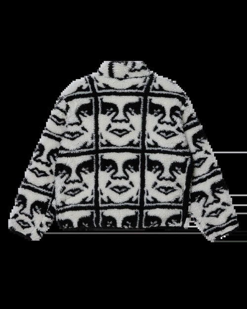 OBEY GIACCA ICONA RIPETUTA SHERPA