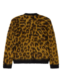 OBEY CARDIGAN PATRON LEOPARD