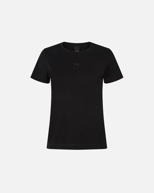 PINKO T-SHIRT RICAMO LOVE BIRDS