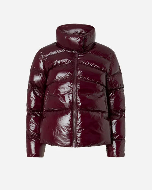 PINKO PIUMINO IN CRYSTAL NYLON CON CAPPUCCIO