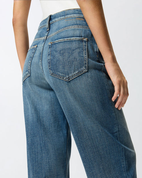 PINKO JEANS BALLON IN DENIM MORBIDO