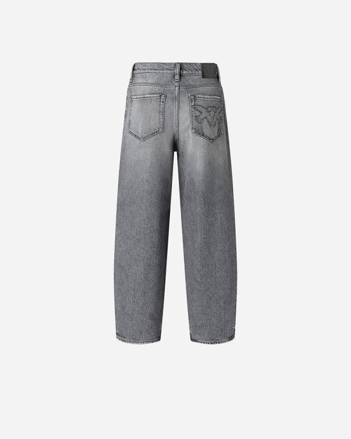 PINKO JEANS BALLON IN DENIM GRIGIO