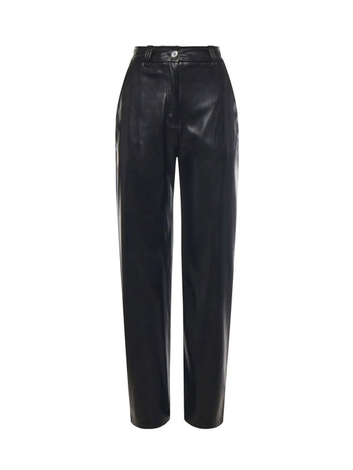 PINKO PANTALONI BALLON EFFETTO PELLE SOFT TOUCH