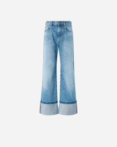 PINKO JEANS WIDE LEG DENIM VINTAGE