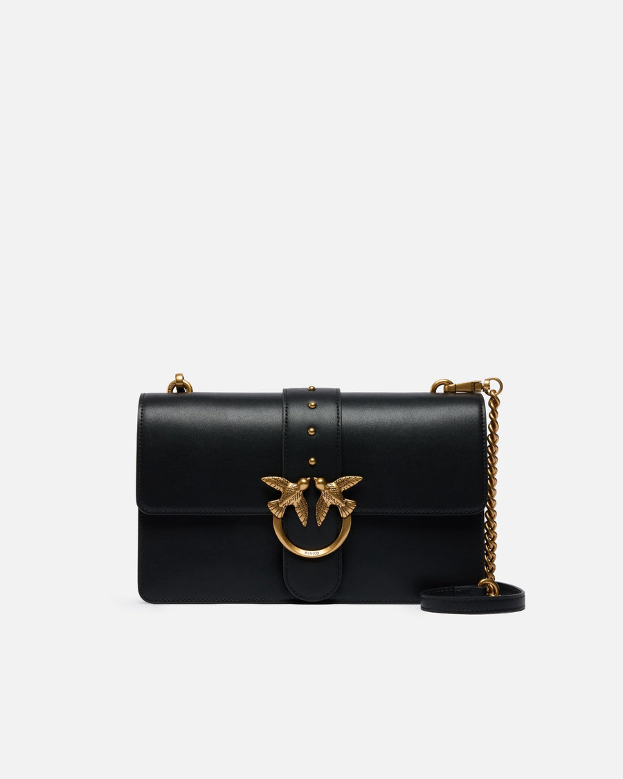 PINKO BORSA A MANO MEDIA LOVE BAG ONE IN PELLE