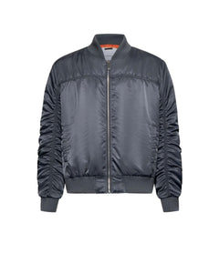 RICHMOND SPORT BOMBER UOMO CON ZIP E MANICHE ARRICCIATE