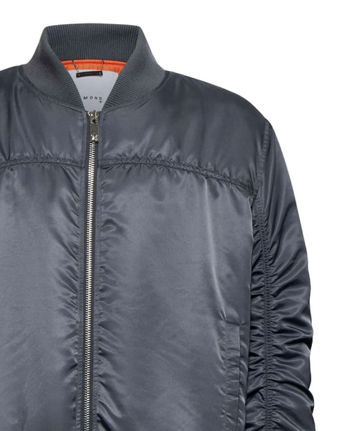 RICHMOND SPORT BOMBER UOMO CON ZIP E MANICHE ARRICCIATE