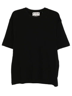 RICHMOND SPORT T-SHIRT IN MORBIDO COTONE CON LOGO STRASS POSTERIORE