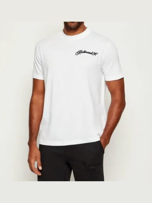 RICHMOND SPORT T-SHIRT GIROCOLLO CON LOGO RICAMATO