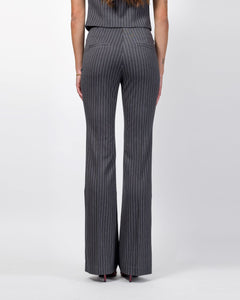 SILENCE LTD PANTALONI STRIPE FLARE