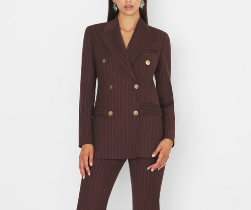 SILENCE LTD STRIPE BLAZER