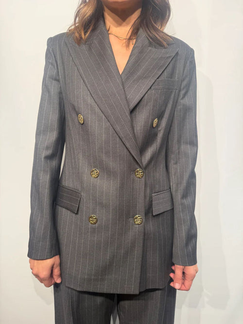 SILENCE LTD STRIPE BLAZER