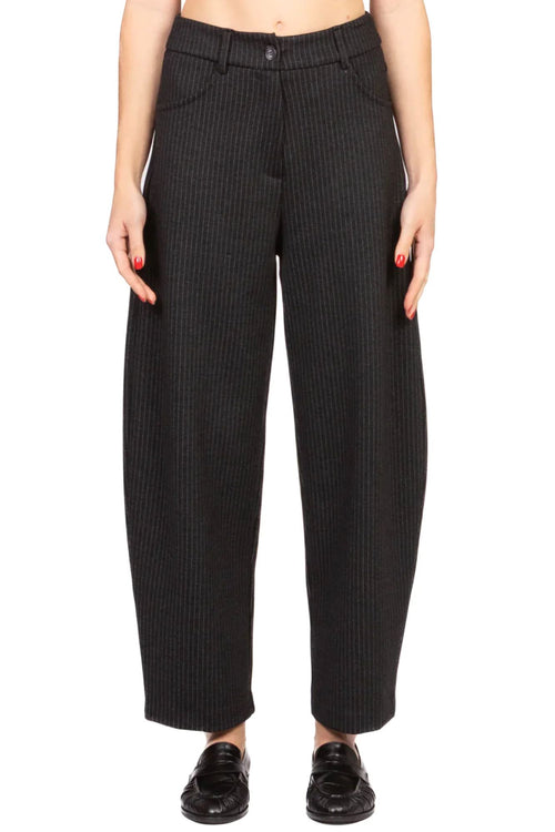 TENSIONE IN PANTALONE BALLOON GESSATO