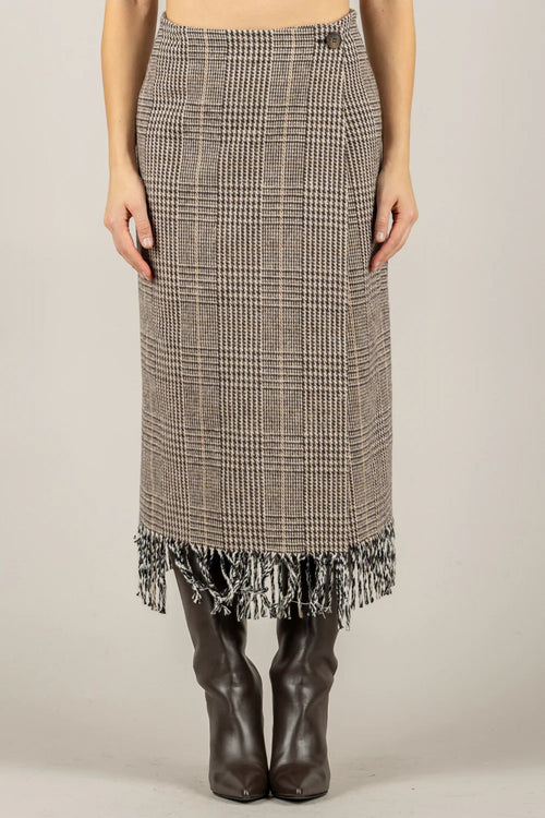 TENSIONE IN GONNA LONGUETTE CON FRANGIE