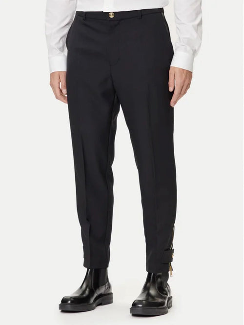 VERSACE PANTALONI CON VESTIBILITA' SLIM E LOGO