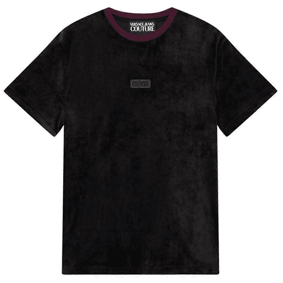 VERSACE JEANS COUTURE T-SHIRT SLIM FIT IN VELLUTO
