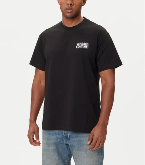 VERSACE JEANS COUTURE T-SHIRT CON VESTIBILITA' RILASSATA E LOGO