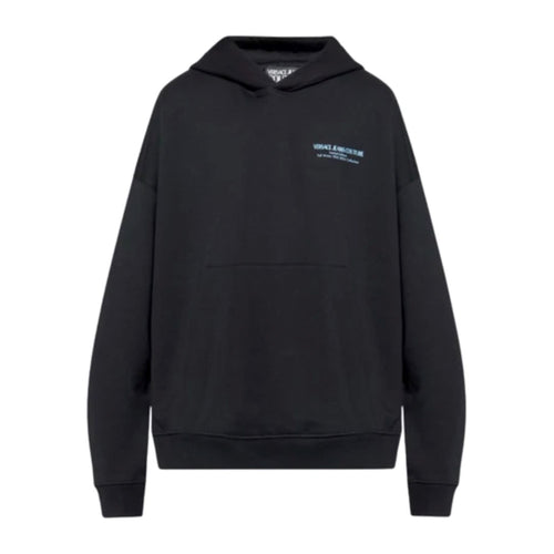 VERSACE JEANS COUTURE FELPA CON CAPPUCCIO AMPIA CON LOGO