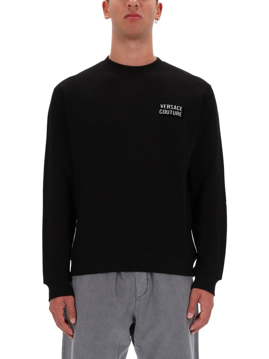 VERSACE JEANS COUTURE FELPA REGULAR CON LOGO