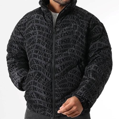 VERSACE JEANS COUTURE CAPPOTTO CON CAPPOUCCIO E ZIP