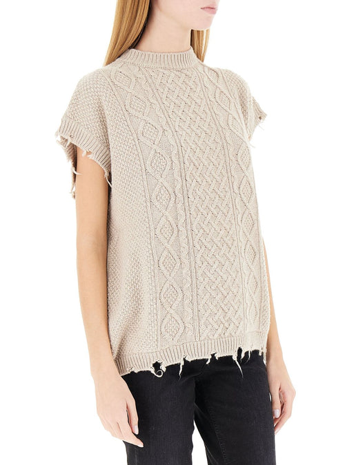 VICOLO GILET MISTO LANA