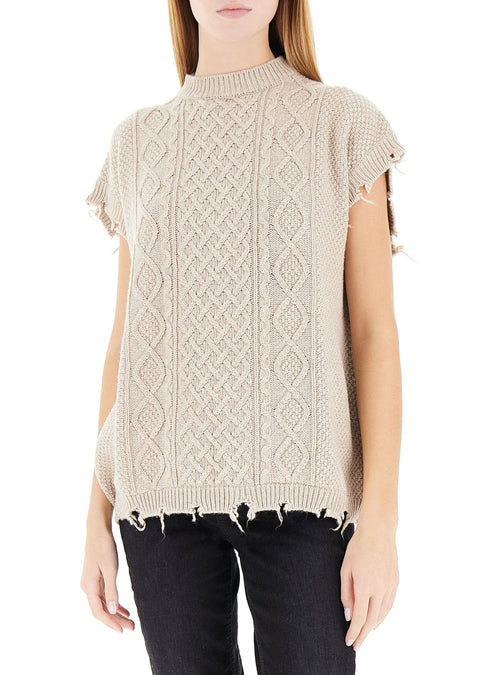 VICOLO GILET MISTO LANA