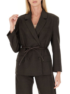 VICOLO GIACCA OVER CON FONDO A TAGLIO VIVO