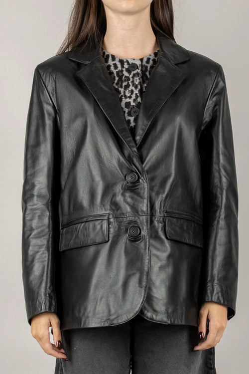 VICOLO GIACCA IN PELLE OVER