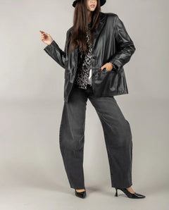 VICOLO GIACCA IN PELLE OVER