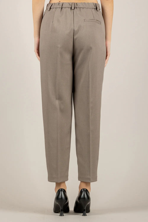 VICOLO PANTALONE CARROT MELANGIATO